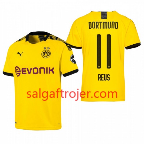 Borussia Dortmund Fodboldtrøjer Marco Reus 11 Hjemmebanesæt 2019/20 Kort ærmer Borussia Dortmund Fodboldtrøjer Marco Reus 11 Hjemmebanesæt 2019/20 Kort ærmer